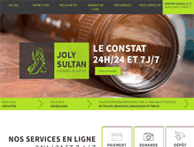 Tablet Screenshot of huissier-hyeres.com
